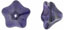 Trumpet Flower 8/13mm : Tanzanite