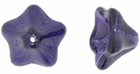 Trumpet Flower 13 x 8mm : Tanzanite