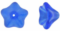 Trumpet Flower 13 x 8mm : Sapphire