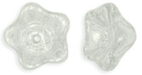 Trumpet Flower 13 x 8mm : Luster - Crystal
