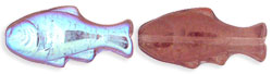 Koi Fish 24/11mm : Med Amethyst AB