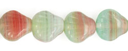 Shells 9 x 9mm : HurriCane Glass - Botanical Mist