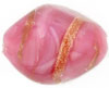 Oval Fantasy with Aventurine Spiral 18/10mm: Fuchsia