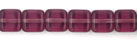 Small Flat Squares 6mm : Amethyst