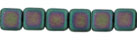 Small Flat Squares 6mm : Matte - Iris - Purple