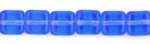 Small Flat Squares 6mm : Sapphire