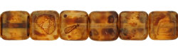 Small Flat Squares 6mm : Matte - Crystal - Picasso