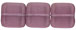 Flat Squares 9mm : Med Amethyst