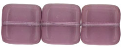 Flat Squares 9mm : Med Amethyst