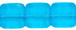 Flat Squares 9mm : Aquamarine