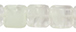 Flat Squares 9mm : Glow in the Dark - Crystal