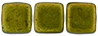 CzechMates Tile Bead 6mm : ColorTrends: Saturated Metallic Meadowlark