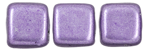 CzechMates Tile Bead 6mm : ColorTrends: Saturated Metallic Crocus Petal