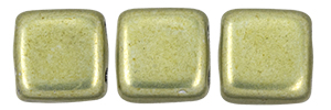 CzechMates Tile Bead 6mm : ColorTrends: Saturated Metallic Limelight