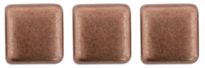 CzechMates Tile Bead 6mm : ColorTrends: Sueded Gold Ash Rose