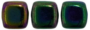 CzechMates Tile Bead 6mm : Iris - Purple