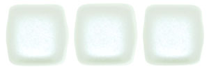 CzechMates Tile Bead 6mm : Pearl Coat - Snow
