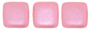 CzechMates Tile Bead 6mm : Pearl Coat - Flamingo