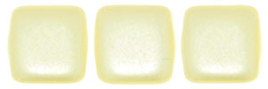 CzechMates Tile Bead 6mm : Pearl Coat - Cream