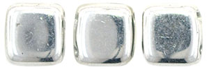 CzechMates Tile Bead 6mm : Silver