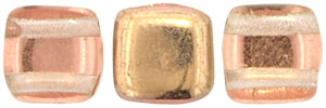 CzechMates Tile Bead 6mm : Apollo - Gold