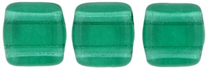 CzechMates Tile Bead 6mm : Emerald