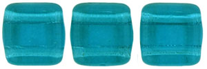 CzechMates Tile Bead 6mm : Teal