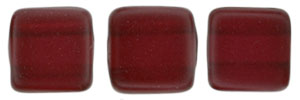 CzechMates Tile Bead 6mm : Pearl Lights - Claret