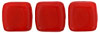 CzechMates Tile Bead 6mm : Opaque Red