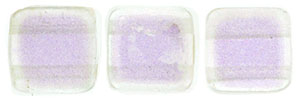 CzechMates Tile Bead 6mm : Chromatic - Orchid Aqua (Irregular Finish)