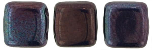 CzechMates Tile Bead 6mm : Navy - Vega