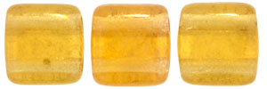 CzechMates Tile Bead 6mm : Luster Iris - Topaz