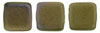 CzechMates Tile Bead 6mm : Matte - Oxidized Bronze Clay