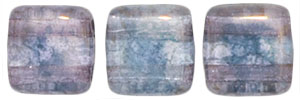 CzechMates Tile Bead 6mm : Crystal - Moon Dust