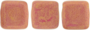 CzechMates Tile Bead 6mm : Pacifica - Watermelon