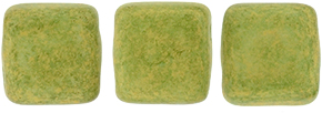 CzechMates Tile Bead 6mm : Pacifica - Avocado