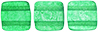 CzechMates Tile Bead 6mm : ColorTrends: Transparent Lush Meadow
