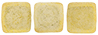 CzechMates Tile Bead 6mm : Honey Shimmer Milky White