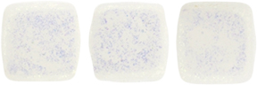 CzechMates Tile Bead 6mm : Snow Shimmer