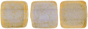 CzechMates Tile Bead 6mm : Milky Alexandrite Antique Shimmer