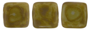 CzechMates Tile Bead 6mm : Ashen Gray - Picasso