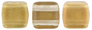 CzechMates Tile Bead 6mm : Twilight - Crystal