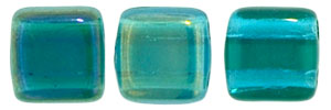 CzechMates Tile Bead 6mm : Twilight - Teal