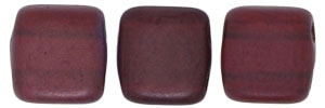 CzechMates Tile Bead 6mm : Siam - Matte Vega