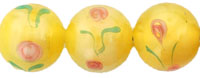 Tulip Beads 10mm - Round : Jonquil