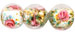 Silver Foil Flowers 8mm: Crystal