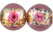 Silver Foil Flowers 10mm: Rosaline