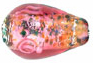Silver Foil Flowers 14 x 9mm - Teardrop : Rosaline