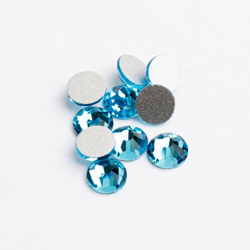 Crystal Lane Flat Back Rhinestones ss16 (4mm) - Aquamarine