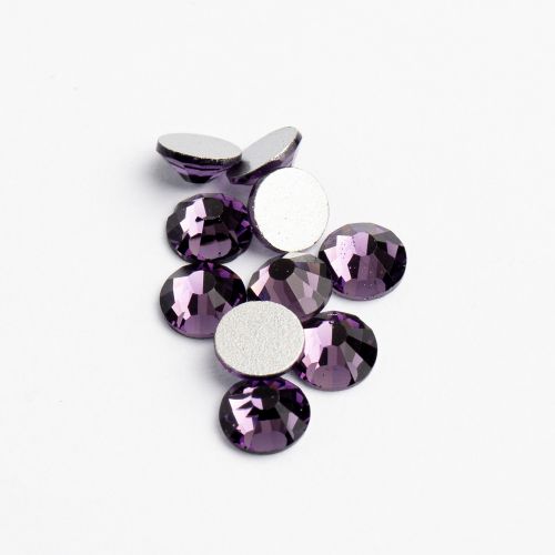 Crystal Lane Flat Back Rhinestones ss16 (4mm) - Light Violet